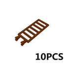 Military MOC Sentry Building Block Soldier Sandbag Fence Cannon Shell Barbed Wire Weapon Rack Training Field Watchtower Toy K018