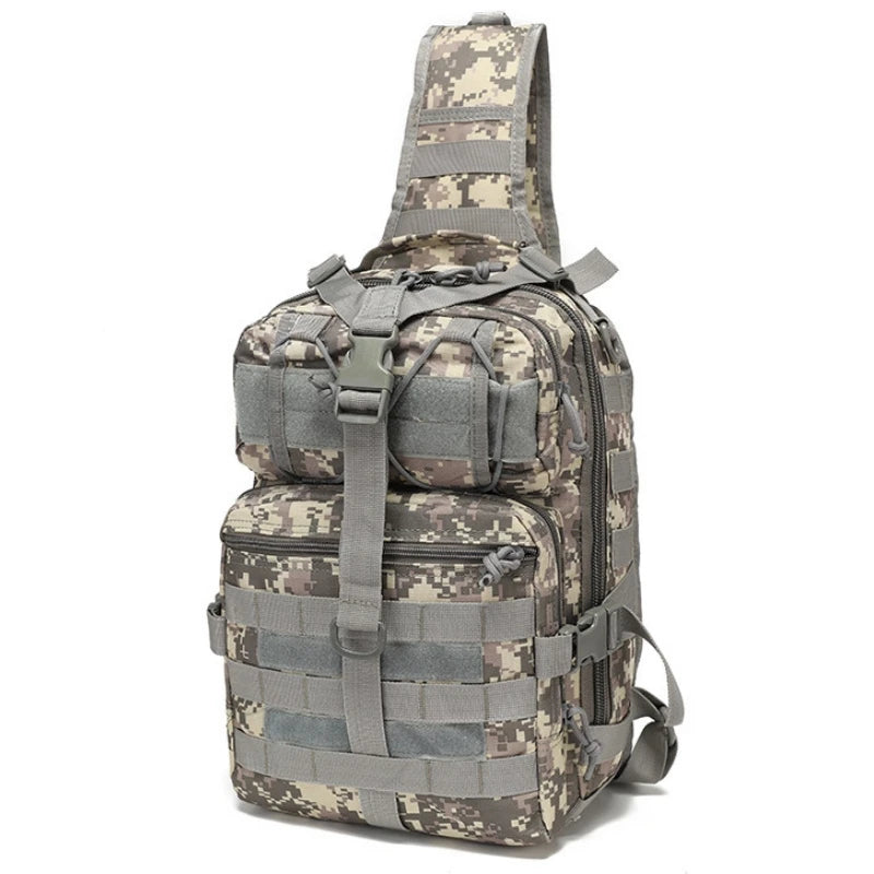 Oxford Sling Backpack Small Sling Rover Shoulder Bag Molle Outdoor Camping Daypack Backpack With Adjustable Strap