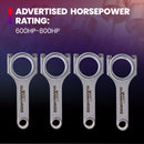 4340 Conrod Connecting Rods For Audi S3 A4 TT 1.8T VW Golf Pleuel Bielle EN24 Forged H-Beam for 1.8T 20mm pin TUV Rod Piston