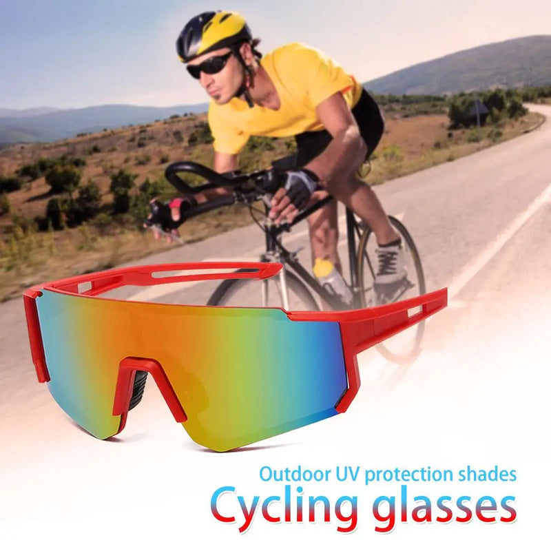 Outdoor Cycling Glasses Men's And Women's Road Bike Sunglasses Bicycle Windproof Sunglasses Day And Night Cycling Equipment