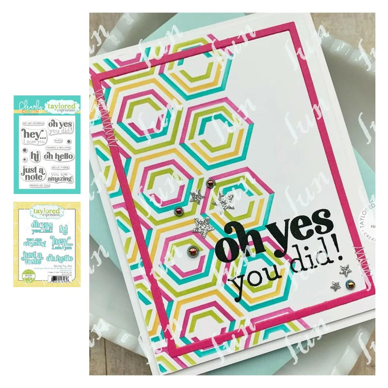 Father's Day Theme Metal Cut Dies Hexagon Layering Stencils Fish Hook Line Sinker Clear Stamps Diy Holiday Cards Decor Scrapbook