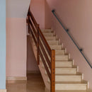 2.44m/8ft Handrail Stair Railing Wall Mount Hand Rail with Installation Kit