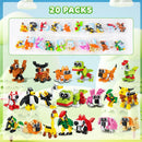 HOGOKIDS Party Favors- 20 Pack Animals Building Block  Easter Gift Goodie Bags Stocking Stuffer Prizes Xmas Birthday Gift for6+