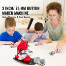 SucceBuy 25/32/58/75MM Badge Maker Machine DIY Button Pin with 500Pcs Free Parts Press Kit Circle Manufacture Button Making Tool