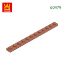 Wange 52Pcs/Lot 60479 1x12 Plate Building Blocks MOC Accessories Compatible with Construction Bricks Children Educational Toys
