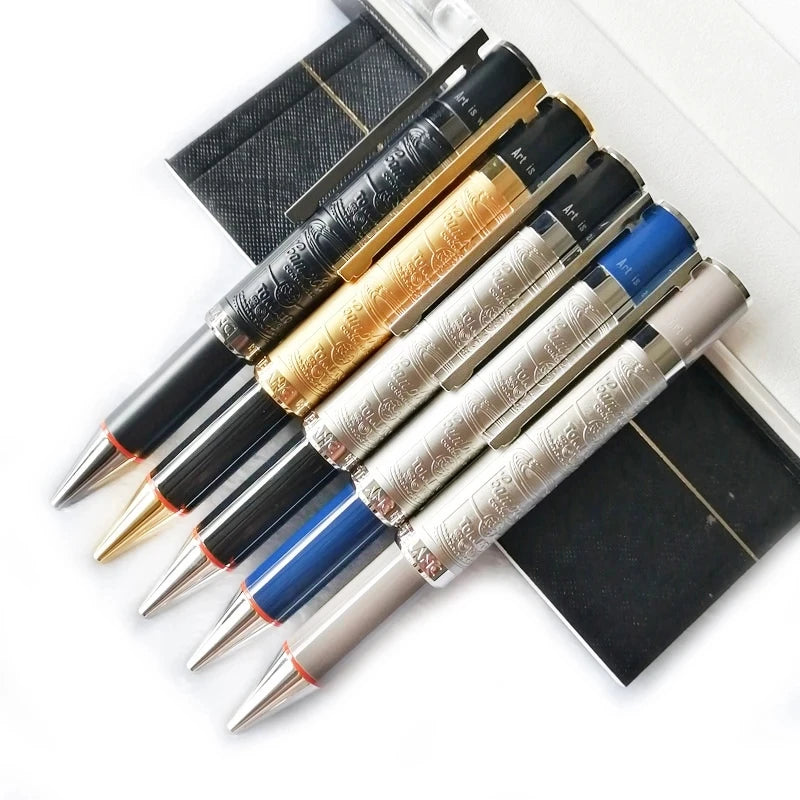 MB Ballpoint Pen Special Edition Andy Warhol Classic Embossed Barrel Write Smooth Luxury School Office Monte Stationery