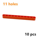 Building Blocks Technical DIY Liftarm Thick 1x11 hole arm Bricks Compatible Assembles Particles MOC Parts Educational Toys 32525