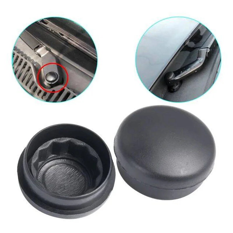 2Pcs Car Front Windshield Wiper Arm Nut Cap Bolt Cover For Volkswagen Passat B5 B6 B7 Golf MK4 MK5 MK6 MK7 Polo Jetta Tiguan New