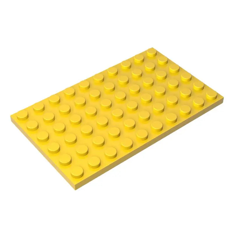 Gobricks 10PCS MOC  Plate 6 x 10 Compatible 3033 Assembles Particles Building Blocks Parts DIY block bricks Tech Parts Toys