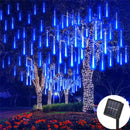 Led Meteor Shower Solar Led String Lights Fairy Garland Christmas Tree Decorations Outdoor Garden Street Lights 8 Tubes 30/50cm