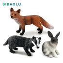 Hot Easter Rabbit Wolf Deer Lion Fox Meerkat Squirrel Figurine Home Decor Miniature Fairy Garden Decoration Accessories Modern