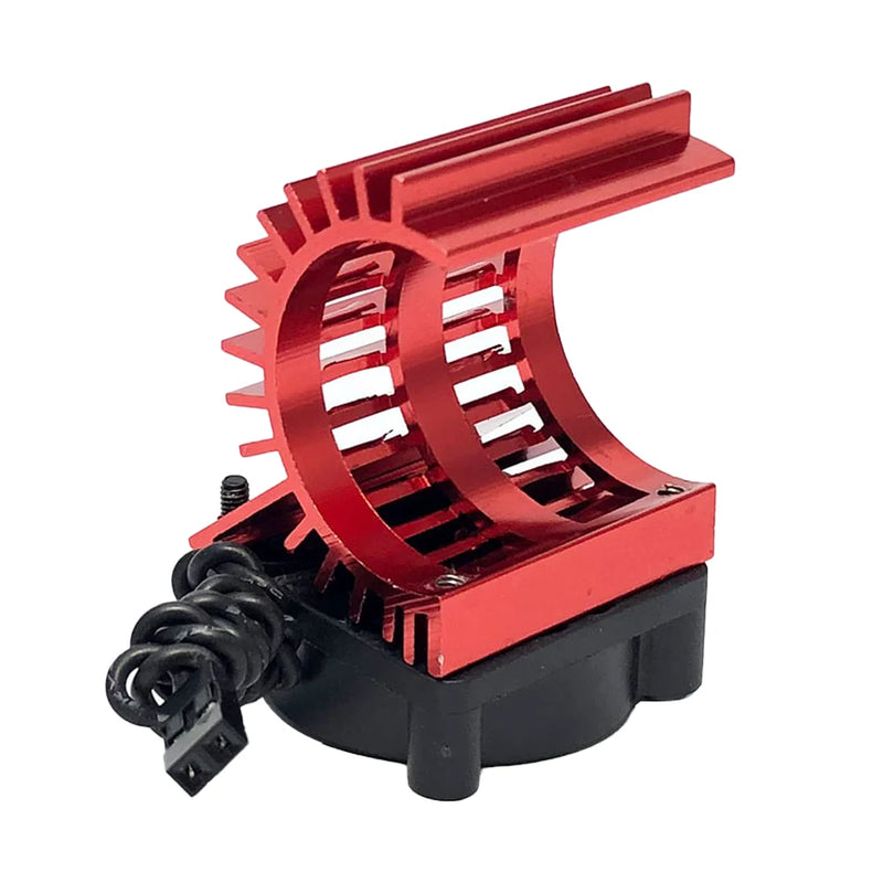 RC 380 390 2838 2845 2847 Brushless Motor RC Motor Fan Aluminum Cover Heat Sink with Cooling Fan for 1/14 1/16 1/18 RC Car