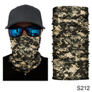 Camouflage Cycling Face Mask Scarf Neck Gaiter Men Seamless Bandana Women Headband Balaclava Tube Face Shield
