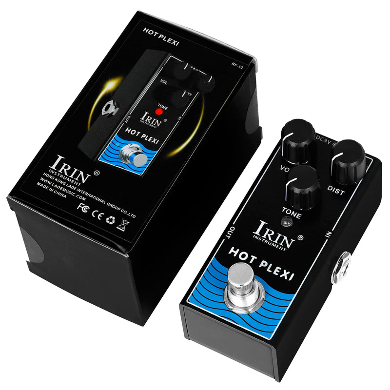 IRIN RF Series Electric Guitar Pedal True Bypass Single Pedal Overdrive Distortion Delay Effect Pedal Guitar Accessories & Parts