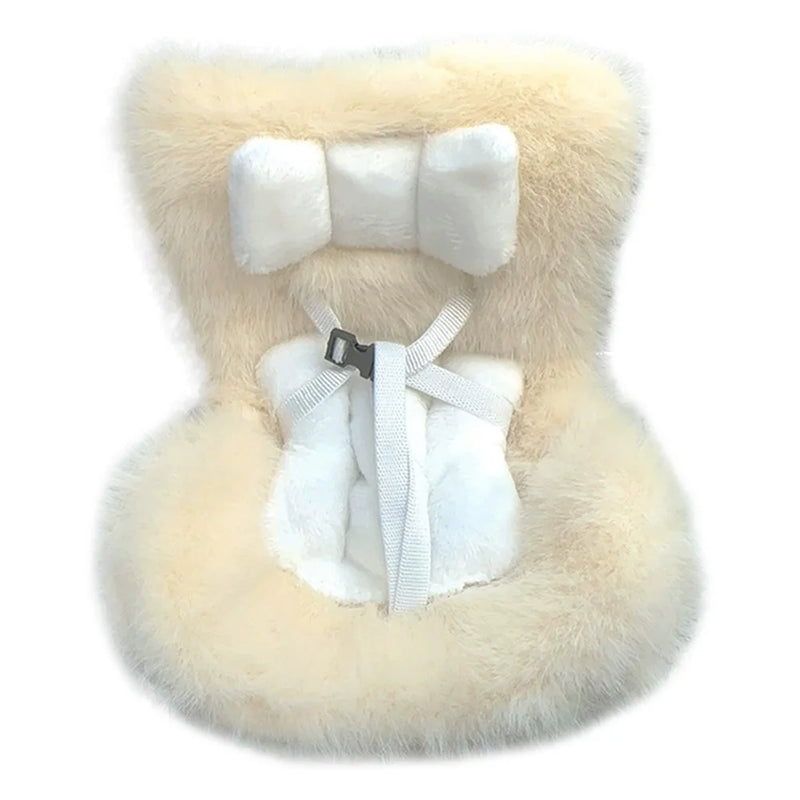 Doll Seat with Air Vent Clip and Desktop Stand Mini Plush Doll Safety Seat Car Ornament for 17cm Plush Dolls