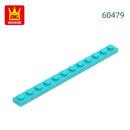 Wange 52Pcs/Lot 60479 1x12 Plate Building Blocks MOC Accessories Compatible with Construction Bricks Children Educational Toys
