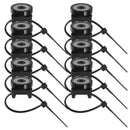 10 Pcs Cable Holder Tie Mount Nylon Ties Base With Stable Wire Fixing Seat Zip Cable Tie Mount