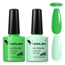 2pcs*7.5ml VENALISA Nail Gel Polish Glitter Gel Lacquer Base Nowipe Top Nail Art Salon Soak off Organic UV LED Nail Gel Varnish