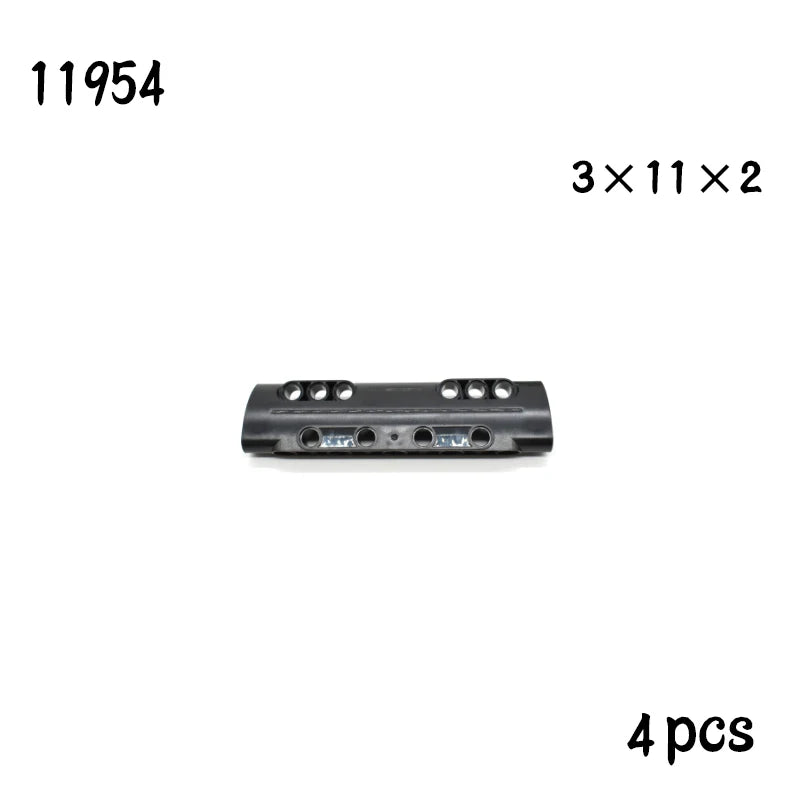 NEW Technical Panel Plate DIY Mechanical Building Blocks MOC Car Parts Brick Toy Gift  24119 62531 64782 11954 18944 18945 24116