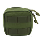 VULPO Tactical Mini Multi-purpose MOLLE EDC Tool Pouch Knife Compass Flashlight Card Storage Bag Hunting Camping Micro Waist Bag