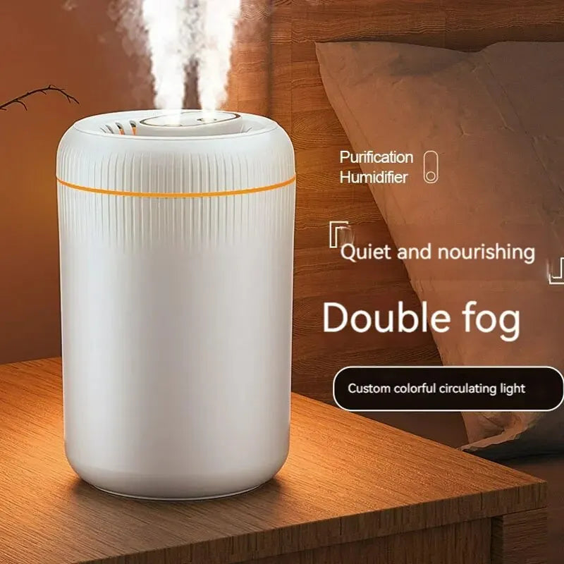 New 3.5L Large Capacity Humidifier Household Fog Amount USB Car Aroma Machine Office Air Atomizer