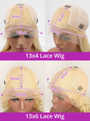250 Density 36 40 Inch Water Wavy 13x6 Hd Lace Frontal Wig Body Wave 613 Honey Blonde 13x4 Lace Front Human Hair Wigs For Women