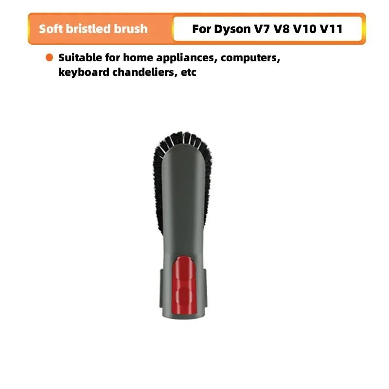 For Dyson V7 V8 V10 V11 V12 Replacement Brushes Nozzle Accessories Tool Kit Vacuum Cleaner Spare Parts Long Bristle Brush