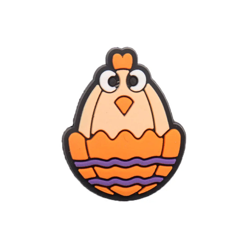 1-23Pcs PVC Adorable Rabbit Bunny Easter Shoe Buckle Charms Accessories Children Shoe Button Fit Birthday Gift