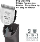 Adjustable 5in1 Blade Fit For WAHL Professional Animal Clippers Arco, Bravura, Chromado, Creativa, Figura,Motion