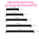MICTUNING 22" 32'' 42'' 52'' LED Light Bar Cover Universal Straight  Curved LED Bar Dustproof Windproof Protective Sleeve Bag