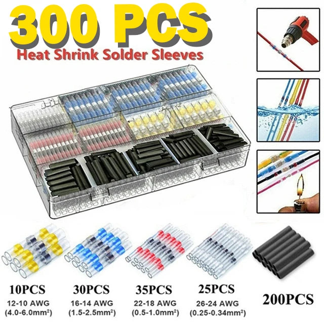 Wire Connector Electrical Connectors Solder Stick Wire Connector Solder Heat Shrink Waterproof Crimp Cable Terminals for Cable