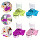 Paint Brush Cleaner Washer Multifunction Painting Brush Basin Holder and Organizer width Tray Palette Lid Cleaning Bucket Art To