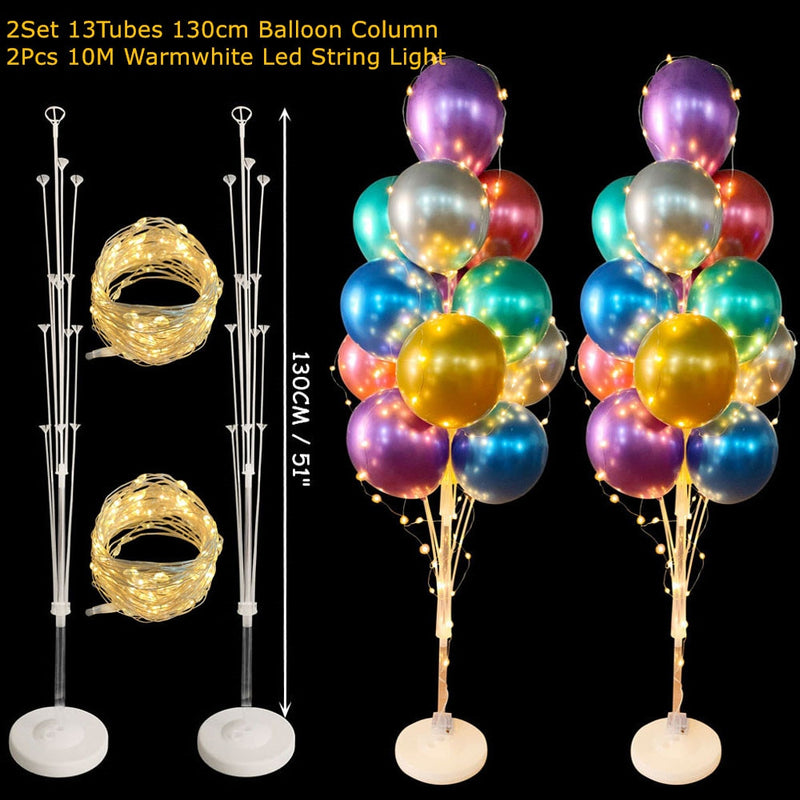 Birthday Party Balloon Stand Column Balloon Garland Wedding Birthday Party Decorations Adult Kids Balloon Box Ballon Accessories