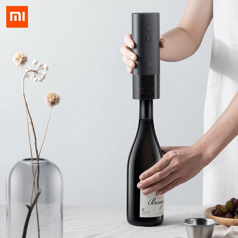 XIAOMI MIJIA Electric Bottle Opener for Red Wine Foil Cutter Automatic Red Wine Bottle Cap Openers Kitchen Accessories Gadgets