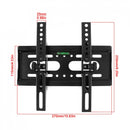 25KG Adjustable TV Wall Mount Brackets Flat Panel TV Frame Support 15 Degrees Tilt with Level for 14 - 42 Inch LCD LED Monitor