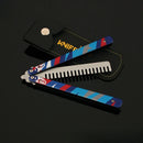 23cm Valorant Weapon Yoru's Stylish Butterfly Comb Melee Game Metal Weapon Model Game Samurai Weapon Birthday Gift Toys Game Kid