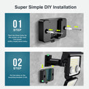 Solar Outdoor Lights - 3000LM 188 LED Motion Sensor Lights Solar Flood Security Lights for Backyard Yard Patio