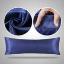 20x54 inch Couple Double Pillow Case Satin Pillow Cases Solid Color Long Lovers Wedding Pillowcases