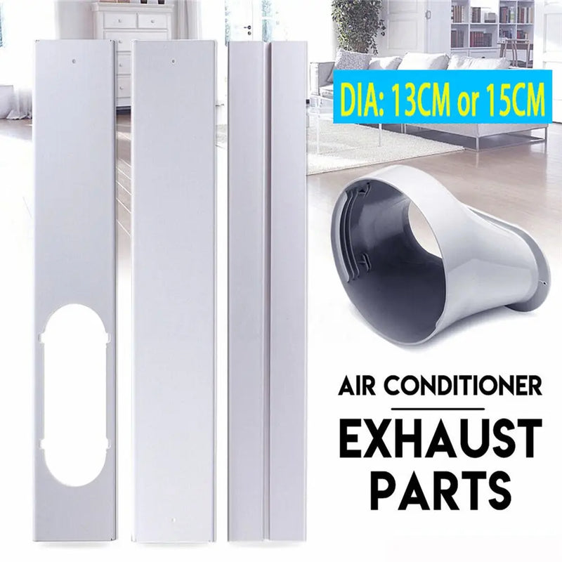 Portable Air Conditioner Window Kit Adjustable Slide Plate Wind Shield Window Adapter Connector Air Conditioning Accessories