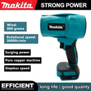 Makita 30000RPM Violent Blower Turbo Jet Fan 18V Electric Air Duster Wind Speed Turbo Rechargeable with Light Car Cleanin Tool