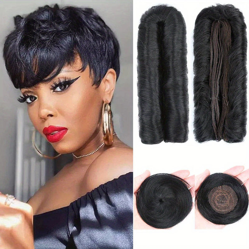 28PCS Curly Human Hair Bundles Brazilian Hair Weave Bundles Short Hair Human Hair Bundles For Woman