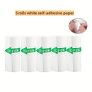 Portable Mini Thermal Printer Wirelessly BT 203dpi Photo Label Memo Wrong Question Printing With USB Cable Imprimante Portable