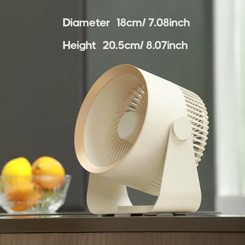 Cordless Kitchen Wall Mount Electric Fan, 4000mAh USB Home Desktop Air Cooler Air Conditioner, Toilet Air Circulator Fan