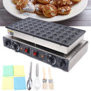 50-hole Muffin Making Machine, 1800W Nonstick Electric Muffin Maker, Mini Dutch Pancake Baker Maker Iron Machine