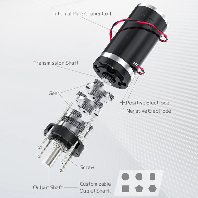 32GP-31ZY Miniature Planetary Reducer Diameter DC 12V 24V Reducer Motor Low Speed Speed Regulation Large Torque Small Motor