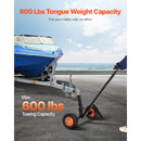 VEVOR 600lbs Tongue Trailer Dolly with 16.5in-22in Adjustable Height & 1-7/8 in Hitch Ball Steel Boat Mover for Moving Car Rvs