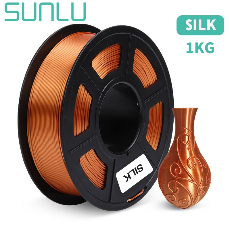 SUNLU PETG/ABS/SILK/TPU/PLA Filament 1Roll 1.75mm FDM 3D Printer Material with High Strength 100% No Bubble Filament for 3D Pen