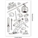 Easter Themed Silicone Clear Stamps Transparent Stamps for Birthday Valentine's Day Party Cards Making DIY Scrapbooking