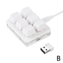 Custom 6 Keys Keypad 2.4G Wireless Bluetooth USB C Programming Macro Mechanical Keyboard For Gaming Shortcut Keys Mini Keyboard