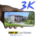 ANNKE 5MP Video Surveillance Cameras 4PCS 8PCS 5MP Bullet Cameras Audio Recording Outdoor Weatherproof Security Cameras Kits